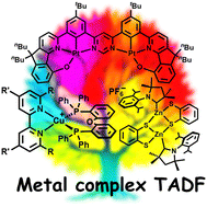 Graphical abstract: Metal complex-based TADF: design, characterization, and lighting devices