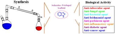 Graphical abstract: Indazole – an emerging privileged scaffold: synthesis and its biological significance