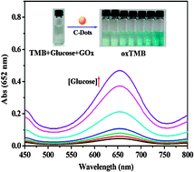 Graphical abstract: Carbon nanodots as peroxidase mimetics and their applications to glucose detection