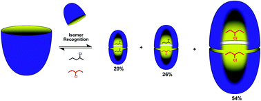 Graphical abstract: Differentiation of small alkane and alkyl halide constitutional isomers via encapsulation