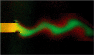 Graphical abstract: Flow focusing through gels as a tool to generate 3D concentration profiles in hydrogel-filled microfluidic chips