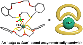 Graphical abstract: An unsymmetrically sandwiched bis(O3S2-macrocycle) lead(ii) complex via an endo/exo-coordination mode