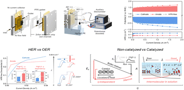 Graphical abstract: Decoupling electrode kinetics to elucidate reaction mechanisms in alkaline water electrolysis