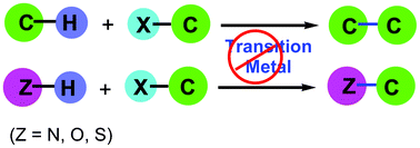 Graphical abstract: Recent advances in transition-metal-free direct C–C and C–heteroatom bond forming reactions