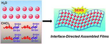 Graphical abstract: Fabrication of SERS-active conjugated copolymers/gold nanoparticles composite films by interface-directed assembly