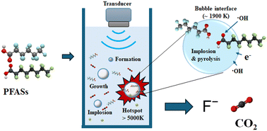 Graphical abstract: Sonochemical degradation of per- and polyfluoroalkyl substances (PFAS): mechanisms, efficacy, and future directions