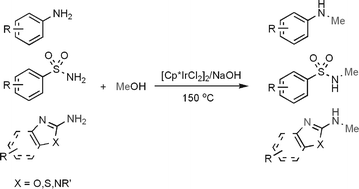 Graphical abstract: General and efficient method for direct N-monomethylation of aromatic primary amines with methanol