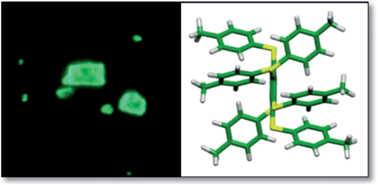 Graphical abstract: A persulfurated benzene molecule exhibits outstanding phosphorescence in rigid environments: from computational study to organic nanocrystals and OLED applications