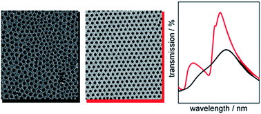 Graphical abstract: Getting real: influence of structural disorder on the performance of plasmonic hole array sensors fabricated by a bottom-up approach