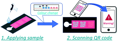 Graphical abstract: All-printed semiquantitative paper-based analytical devices relying on QR code array readout