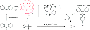 Graphical abstract: A robust and facile method for desulfonation to amines