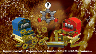 Graphical abstract: Supramolecular polymerization of thiobarbituric acid naphthalene dye