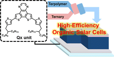 Graphical abstract: Combining dithieno[3,2-f:2′,3′-h]quinoxaline-based terpolymer and ternary strategies enabling high-efficiency organic solar cells