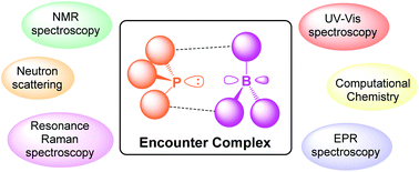 Graphical abstract: Evidence for the encounter complex in frustrated Lewis pair chemistry