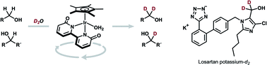 Graphical abstract: Iridium-catalyzed α-selective deuteration of alcohols