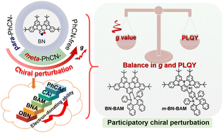 Graphical abstract: Design of high-performance circularly polarized multiple resonance-based TADF materials via participatory chiral perturbation