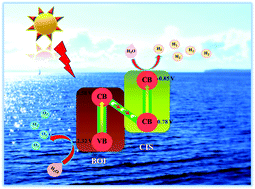 Graphical abstract: CIS QDs nucleated on oxygen vacancy rich BOI microplates: a hybrid photocatalyst with enhanced green energy production via mediator free Z-scheme dynamics