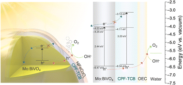 Graphical abstract: High-efficiency unbiased water splitting with photoanodes harnessing polycarbazole hole transport layers