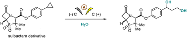 Graphical abstract: Electrochemical ring-opening 1,3-dihydroxylation of arylcyclopropanes with H2O