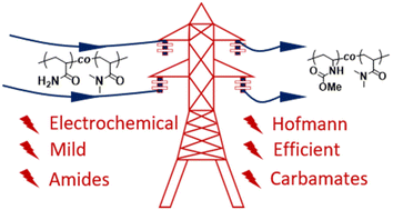 Graphical abstract: An electrochemical Hofmann rearrangement on acrylamide copolymers
