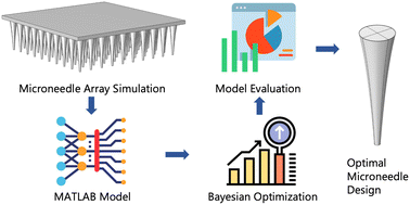 Graphical abstract: Bayesian machine learning optimization of microneedle design for biological fluid sampling