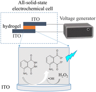 Graphical abstract: Visual electrochemiluminescence from an all-solid-state electrochemical cell