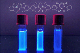 Graphical abstract: Boron bis-(4-methylbenzoxazol-2-yl)-methanide complexes