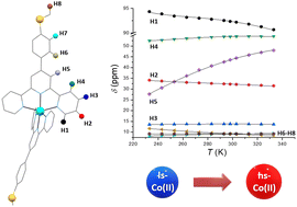 Graphical abstract: Thermodynamics of spin crossover in a bis(terpyridine) cobalt(ii) complex featuring a thioether functionality
