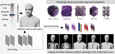 Graphical abstract: Perovskite single pixel imaging exceeding the visible towards X-ray and THz