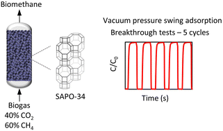 Graphical abstract: Evaluation of binderless LTA and SAPO-34 beads as CO2 adsorbents for biogas upgrading in a vacuum pressure swing adsorption setup