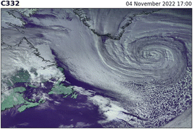 Graphical abstract: Transport of continental particulate over the Labrador Sea and entrainment are important pathways for glaciation of remote marine clouds