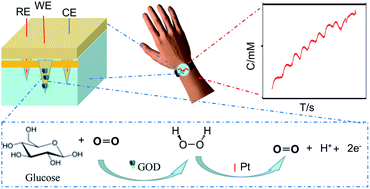 Graphical abstract: Silk/polyols/GOD microneedle based electrochemical biosensor for continuous glucose monitoring