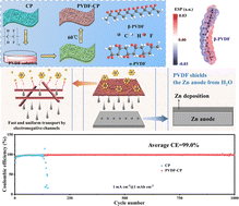 Graphical abstract: Bifunctional interface engineering of fluorinated cosmetic cotton separators: synergistic Zn2+ kinetics and hydrophobic shielding for ultra-stable Zn anodes