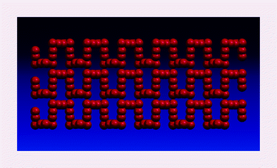 Graphical abstract: First example of an infinite polybromide 2D-network