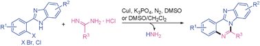 Graphical abstract: Copper-catalyzed cascade synthesis of benzimidazoquinazoline derivatives under mild condition