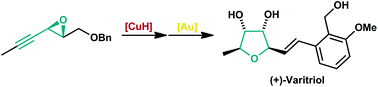 Graphical abstract: Combined coinage metal catalysis in natural product synthesis: total synthesis of (+)-varitriol and seven analogs