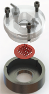 Graphical abstract: Microfluidic heart on a chip for higher throughput pharmacological studies