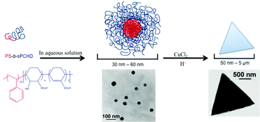 Graphical abstract: Building triangular nanoprisms from the bottom-up: a polyelectrolyte micellar approach