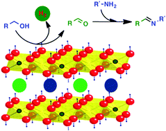 Graphical abstract: Recyclable hydrotalcite catalysts for alcohol imination via acceptorless dehydrogenation