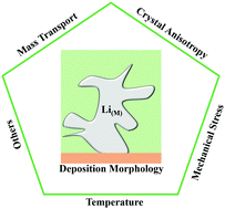 Graphical abstract: Regulating electrodeposition morphology of lithium: towards commercially relevant secondary Li metal batteries