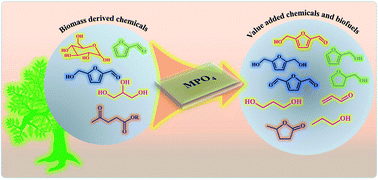 Graphical abstract: Metal phosphate catalysts to upgrade lignocellulose biomass into value-added chemicals and biofuels