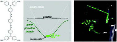 Graphical abstract: Polariton condensation in a microcavity using a highly-stable molecular dye