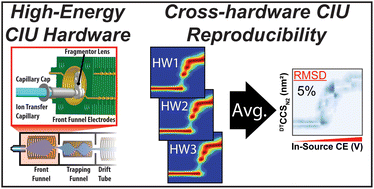 Graphical abstract: Performance evaluation of in-source ion activation hardware for collision-induced unfolding of proteins and protein complexes on a drift tube ion mobility-mass spectrometer