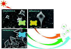 Graphical abstract: Shape dependent photocatalytic H2 evolution of a zinc porphyrin