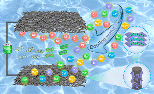 Graphical abstract: Ti3C2Tx MXene/carbon nanofiber multifunctional electrode for electrode ionization with antifouling activity