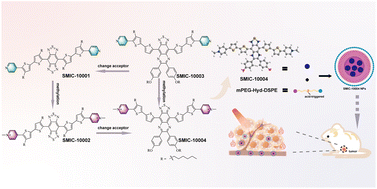 Graphical abstract: Charge modulation in D–A–D molecules: an acid-responsive NIR-II nanoplatform for imaging and photothermal therapy