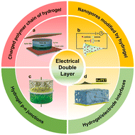 Graphical abstract: Ionic rectification via electrical double layer modulation at hydrogel interfaces