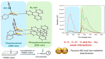 Graphical abstract: Structural and photophysical features of triphenylene–gold(i) phosphane complexes
