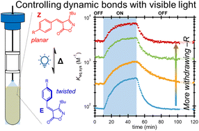 Graphical abstract: Manipulating dynamic covalent bonds through direct photoisomerization