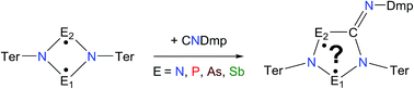 Graphical abstract: Zwitterionic and biradicaloid heteroatomic cyclopentane derivatives containing different group 15 elements